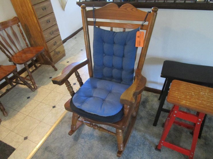 Tractor seat rocking chair