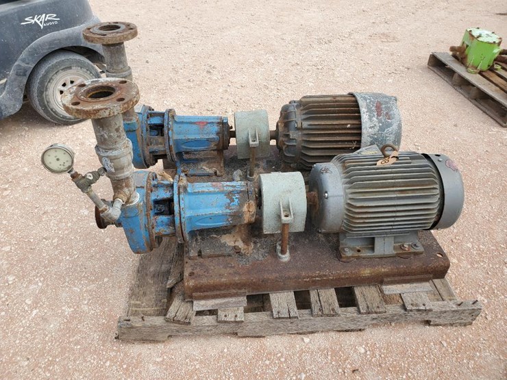 (2) Peerless Pumps w/electric motors Lot 1208, Day 2 (Ring 1) August