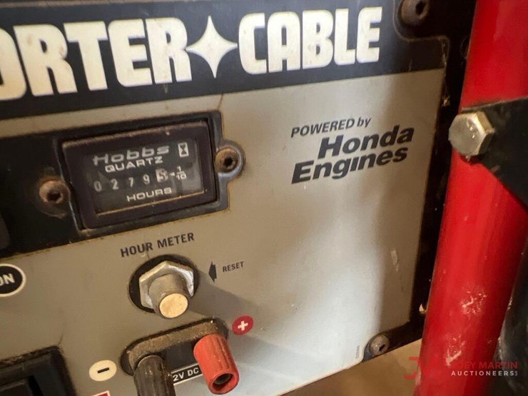 PORTER CABLE 6500 WATT PORTABLE GENERATOR Lot 537, BRUNSON NICHOLS