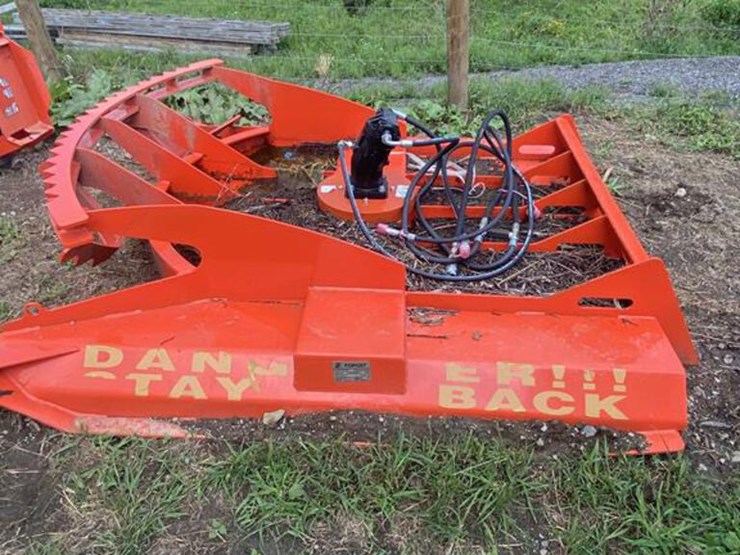 Topcat Skid Steer Brush Hog Lot 540, Excavators, Dump Trucks, Boom