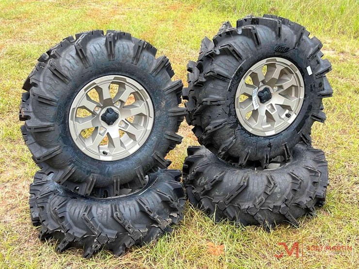 (4) 30X9.0014 ITP UTV TIRES AND CANAM WHEELS Lot 571, BRUNSON