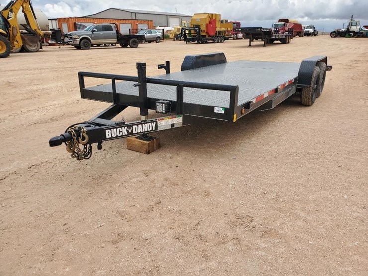 2022 Buck Dandy Car Hauler Trailer Lot 1652, Day 2 (Ring 2) August Public Equipment Auction