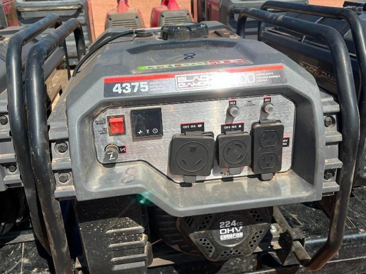 Black Diamond Generator Lot 10, Bergman Oilfield Services Equipment Auction, 9/6/2022, Pifer