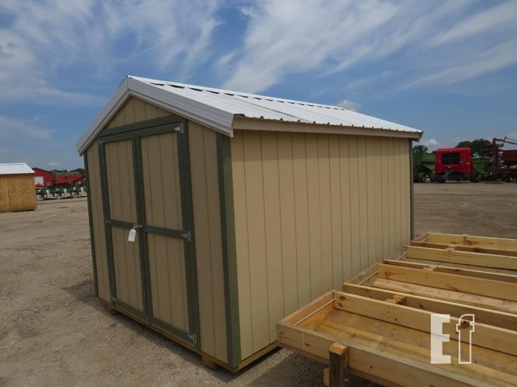 8'X12' STORAGE SHED Lot 60, Pocahontas Machinery Auction Ring 1, 9