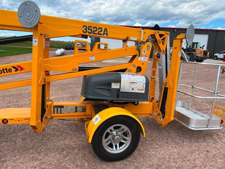 2021 Haulotte 3522A towable boom lift, 35