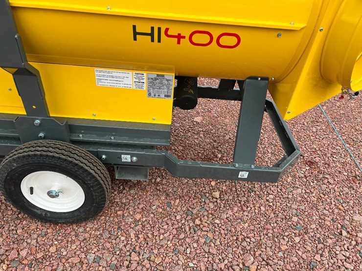 New 2018 Wacker Neuson HI400 portable heater, LP/natural gas fired