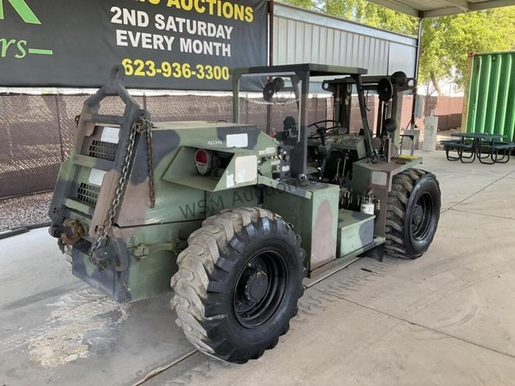 1995 Entwistle MHE270 Rough Terrain Forklift Lot 413, VIRTUAL ONLINE PUBLIC AUCTION, 9/10