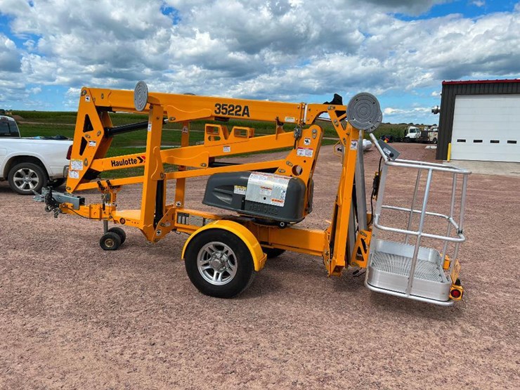2021 Haulotte 3522A towable boom lift, 35