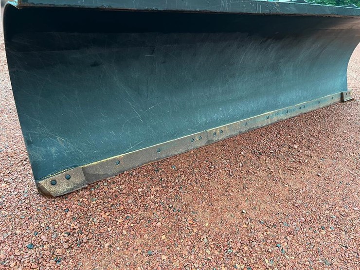 JRB 12' hyd angle snow plow blade, cushion trip, JRB 416 coupler, metal
