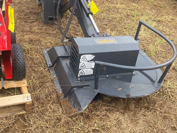 SKID STEER ADJUSTABLE SWING MOWER Lot 493, ATHENS FALL EQUIPMENT