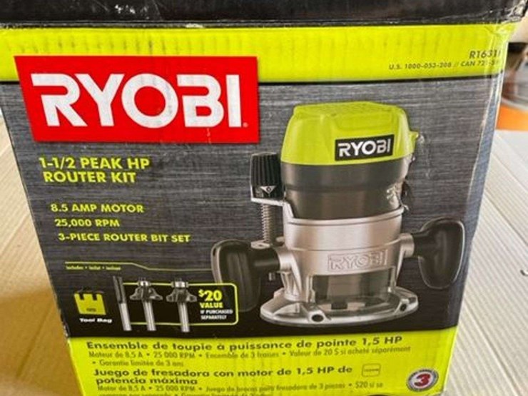 Ryobi 1/2 HP Router Kit Lot 109, Farm and Ranch Consignment Online