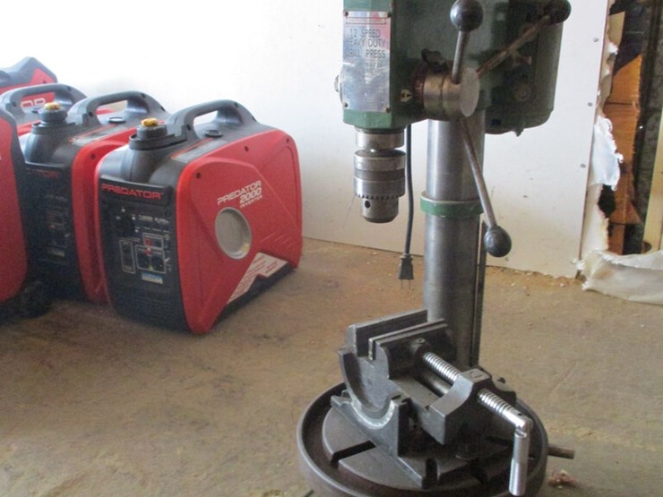 Central Machinary 12 speed HD Drill Press Lot 657, Traditions