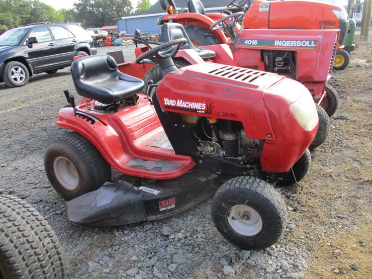 Yard Machine 638RL Lot 441, Traditions Auction Co LLC Equipment Sept