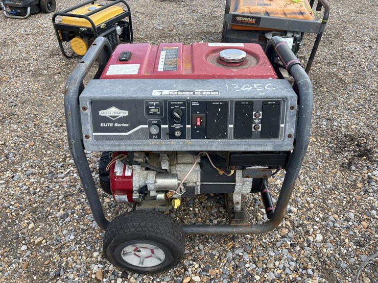 Briggs & Stratton Elite Series Generator Lot 13656, Equipment