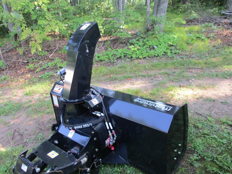 15373 • Mahindra Front Mount Snow Blower Attachment (Rhinelander, WI