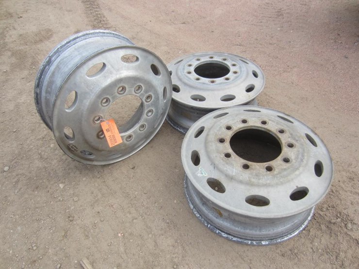 18291 • (3) 24.5 Aluminum Truck Rims Lot 18291, September Monthly