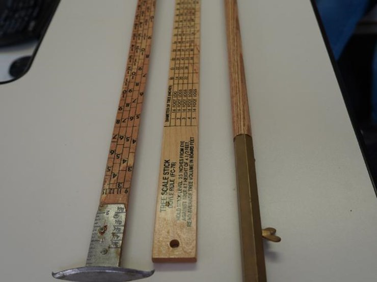 107E • 42'' Lumber Marker , 32'' Tree Scale Stick, 36'' Grading Stick