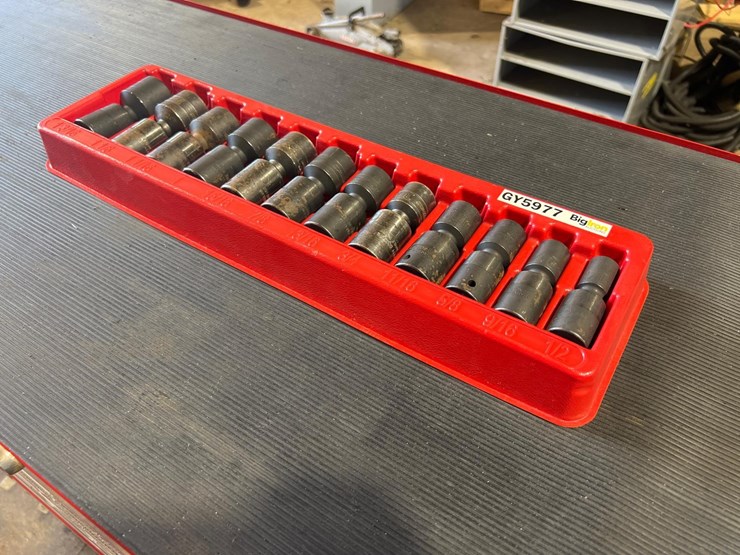 SnapOn Wobble Sockets Lot GY5977, Sep 21, 2022 Equipment Auction