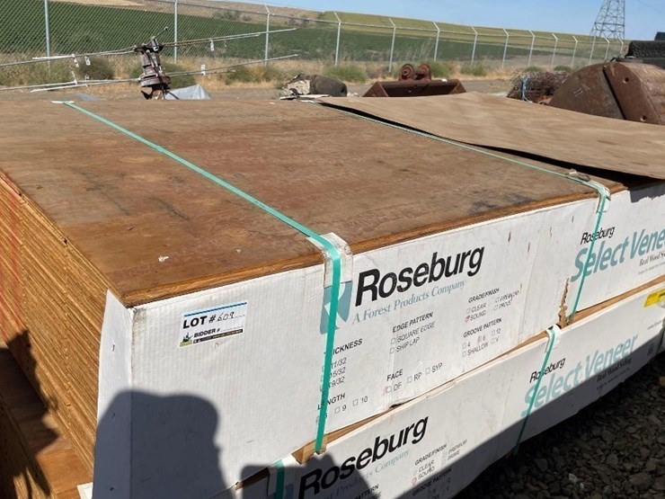 (24) T111 Siding Plywood Lot 609, SEPTEMBER TIMED EQUIPMENT AUCTION