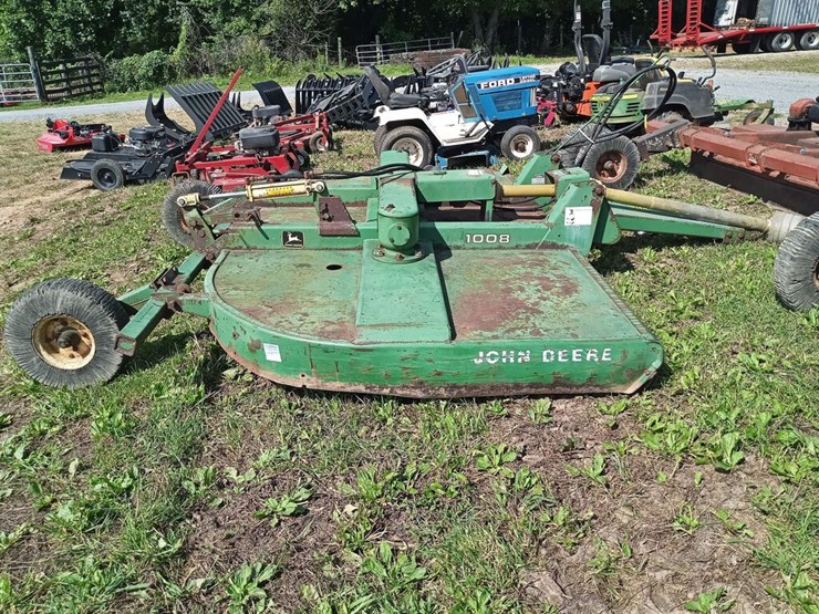 10 FT JOHN DEERE BUSH HOG (1008) Lot 936, FALL CONSIGNMENT EQUIPMENT