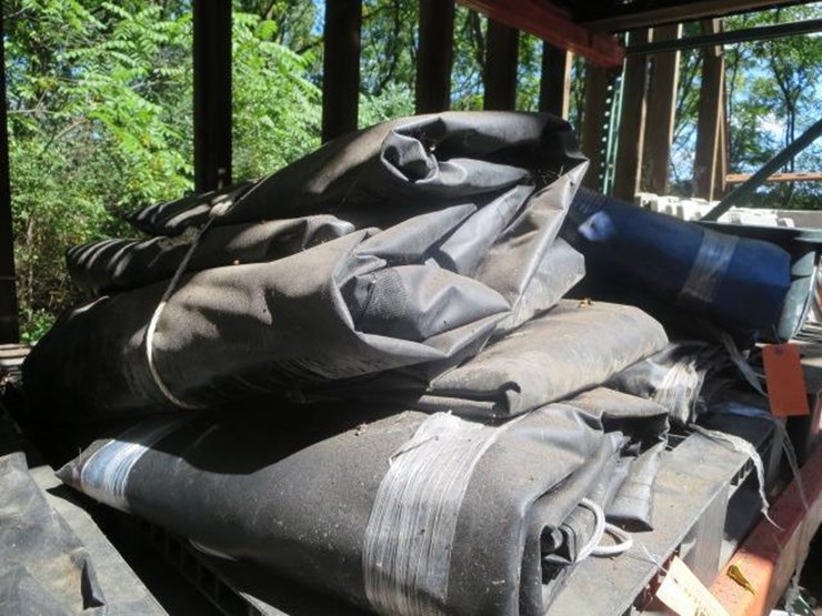 8169 • (3) Heavy Duty Tarps Lot 8169, OHDAKOTA Boy Scout Camp Excess Equipment & Supplies