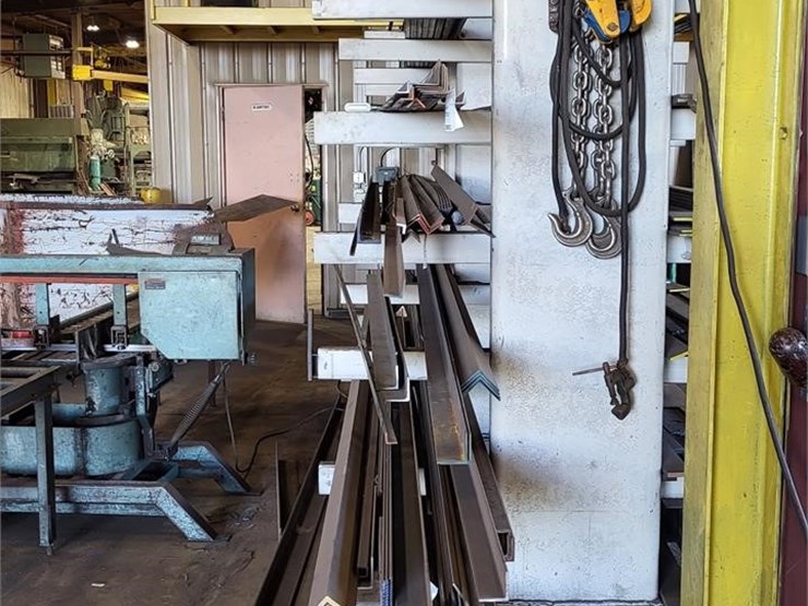 STEEL RACK Lot 66, KNT FABRICATION SHOP LIQUIDATION SALE, 9/30/2022