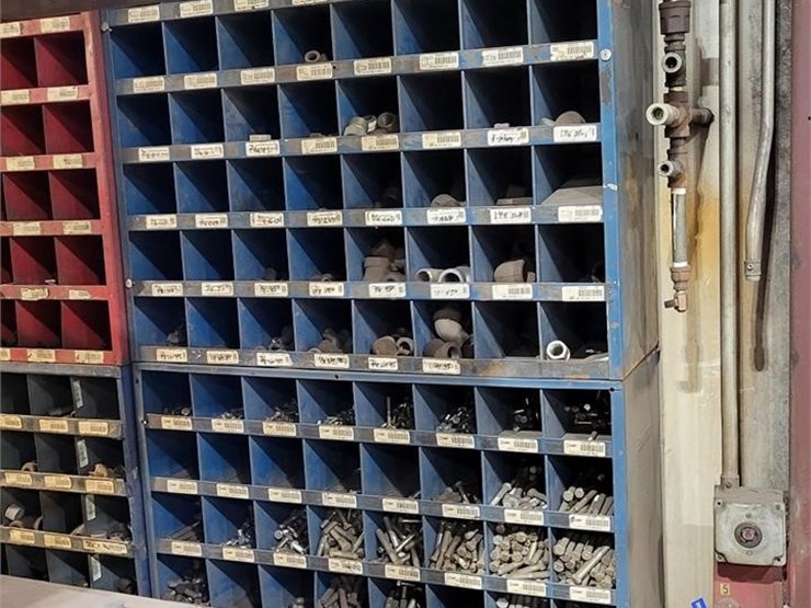 BOLT BIN W/ INVENTORY Lot 19, KNT FABRICATION SHOP LIQUIDATION SALE