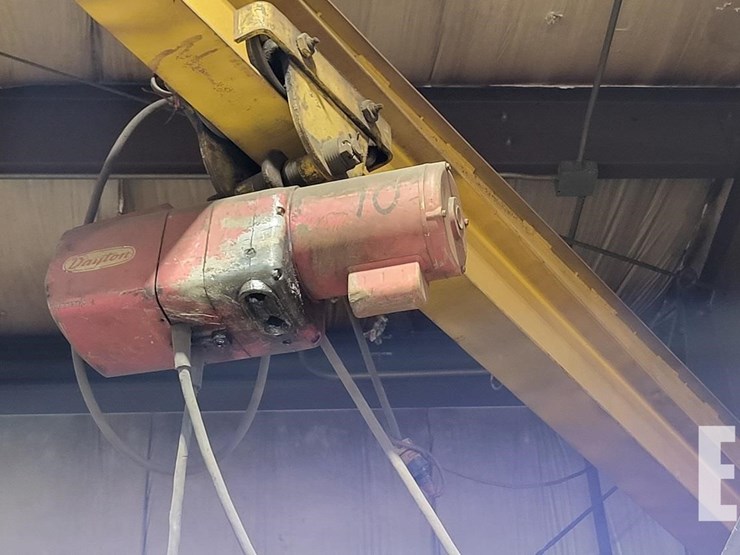 DAYTON 2TON ELECTRIC HOIST Lot 16, KNT FABRICATION SHOP LIQUIDATION