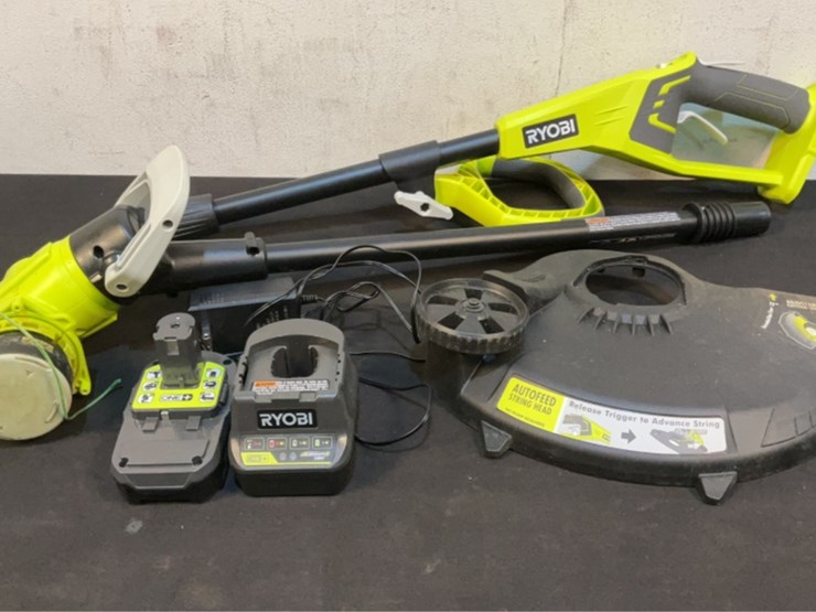 Ryobi 18V 13" string Trimmer/Edger P2008VNM Lot 931, September