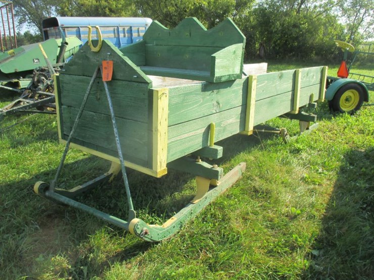 1211 • Wooden Horse Drawn Sleigh Lot 1211, Horse Drawn Equipment