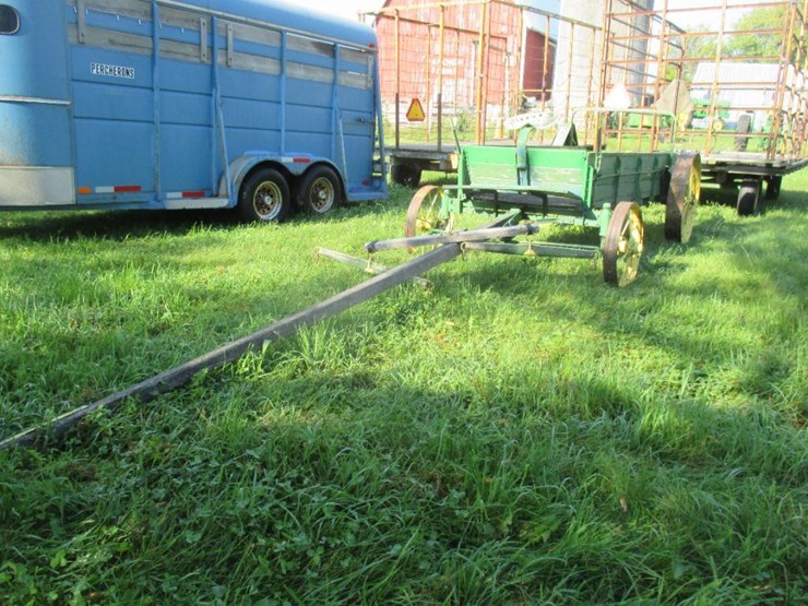 1212 • Horse Drawn Manure Spreader on Steel Wheels Lot 1212, Horse Drawn Equipment, Horse