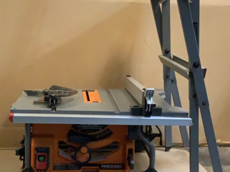 Ridgid 10" Table Saw R4518 Lot 903, September Monthly Day 1 Auction, 9/28/2022, Compass