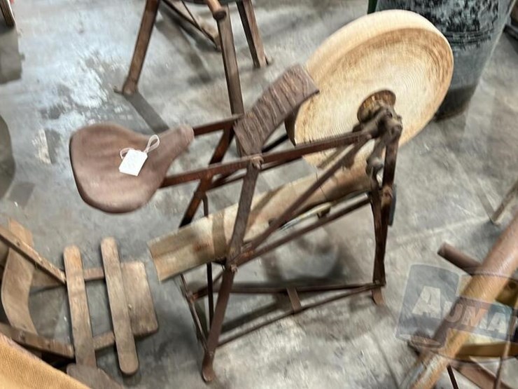 Pedal Grinding Stone Lot 1374, Days Gone By Museum Liquidation
