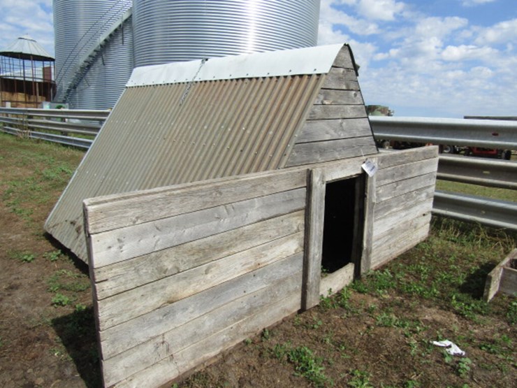 1642. 10 FT. A Frame Calf Shelter Lot 1642, Huge Verndale MN Farm