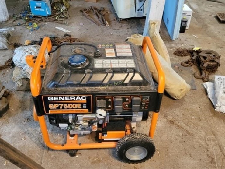 Generac 7500 Generator - Lot #653, Emerson Estate Online Auction – Semi ...