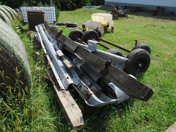 #1318 • (11) Guard Rail Sections - Lot #1318, John Deere Tractors