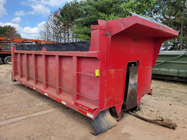 Heil Dump Box, Approx 17' Lot 16918, Day 2 2022 Annual Midwest Fall Heavy Equipment Auction