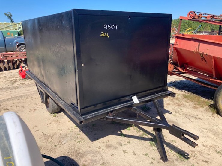 Shop Built Black Box Trailer N/T Lot 9507, October Equipment Auction