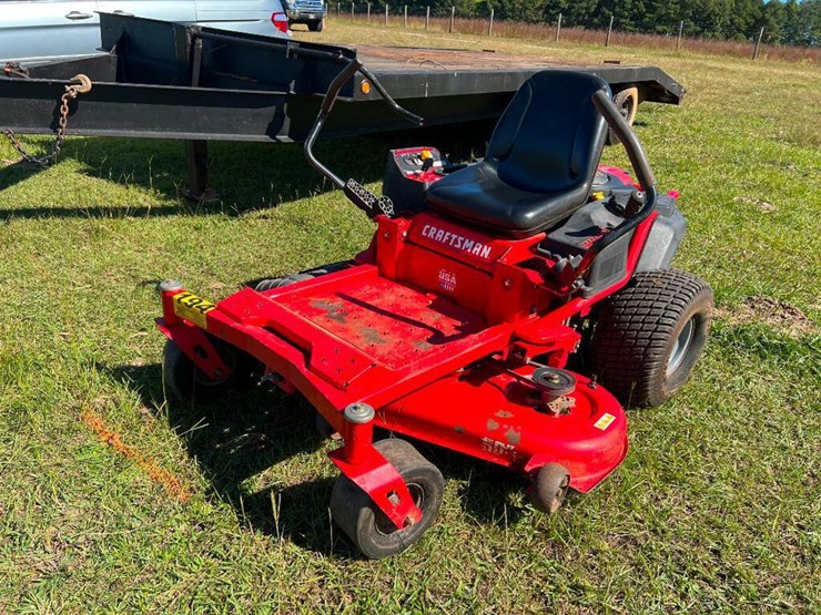 CRAFTSMAN ZERO TURN MOWER Lot 194, EQUIPMENT/VEHICLES/TOOLS & MORE