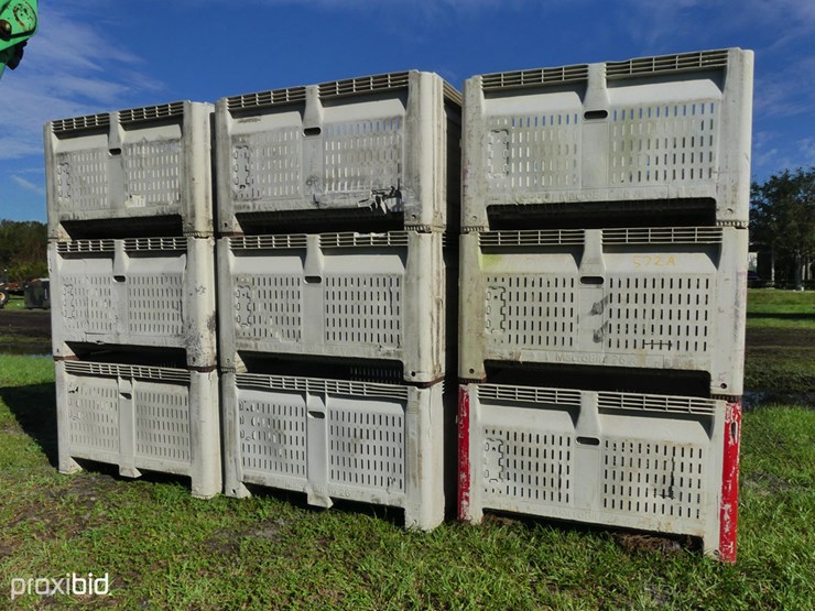 MACRO PRODUCE BINS Lot 572A, Okeechobee Auction, 10/15/2022, DeMott