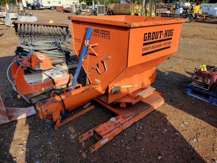 6544 • 3/4yd. GroutHog Grout Delivery System Lot 6544, Day 4