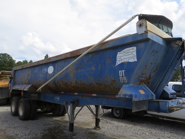 2008 Trailstar Dump Trailer w/Tarp Lot 79, Equipment Auction, 10/20