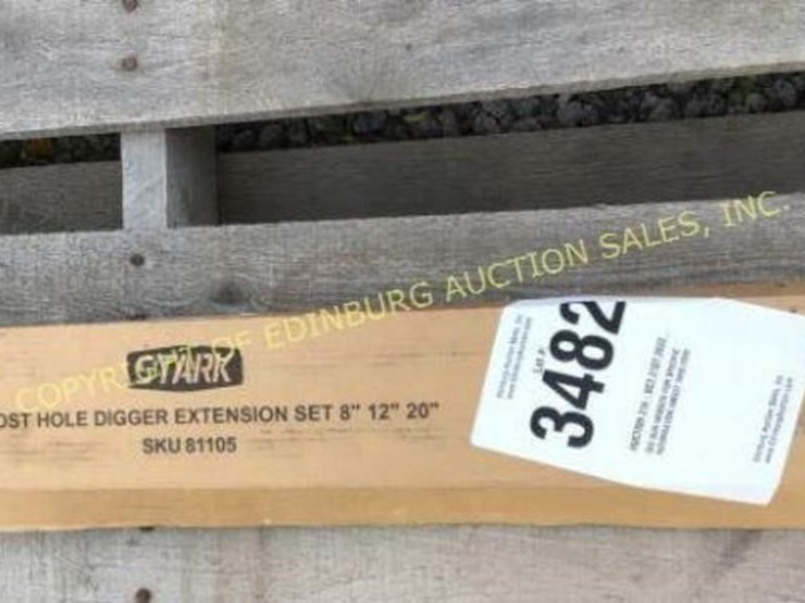 C. STARK POST HOLE DIGGER EXTENSIONS Lot 3482, ONLINE CONSIGNMENT