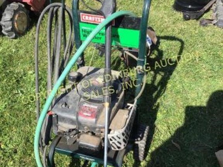 C. Craftsman 2400 psi gas pressure washer six Lot 4471,