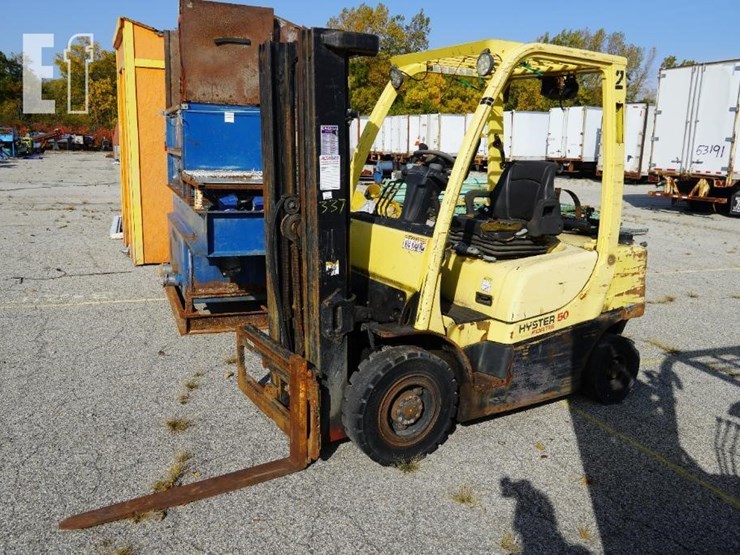 HYSTER 50' FORKLIFT Lot 337, Sawmill and Factory Equipment