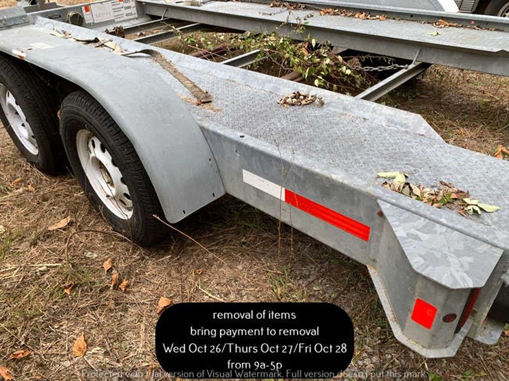 DEMCO CAR HAULER TRAILER Lot 124, Ooltewah Estate, 10/25/2022, EK Auctioneers Auction Resource