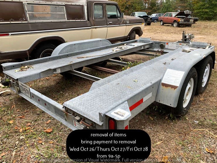 DEMCO CAR HAULER TRAILER Lot 124, Ooltewah Estate, 10/25/2022, EK Auctioneers Auction Resource