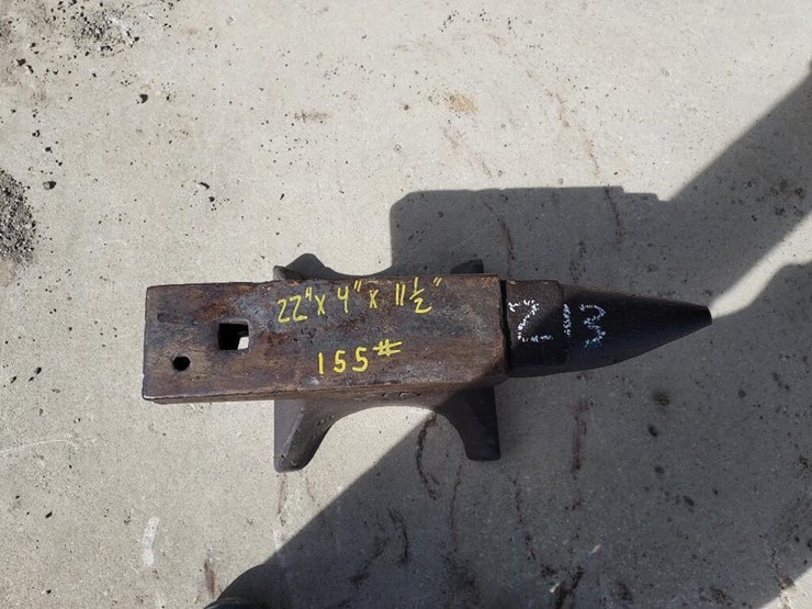 155 Lb. Fisher Anvil Lot 213, Lake Erie Equipment Consignment
