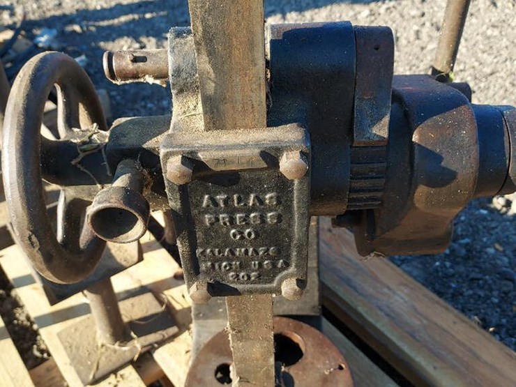 Atlas Arbor Press 2 Lot 469A, Lake Erie Equipment Consignment