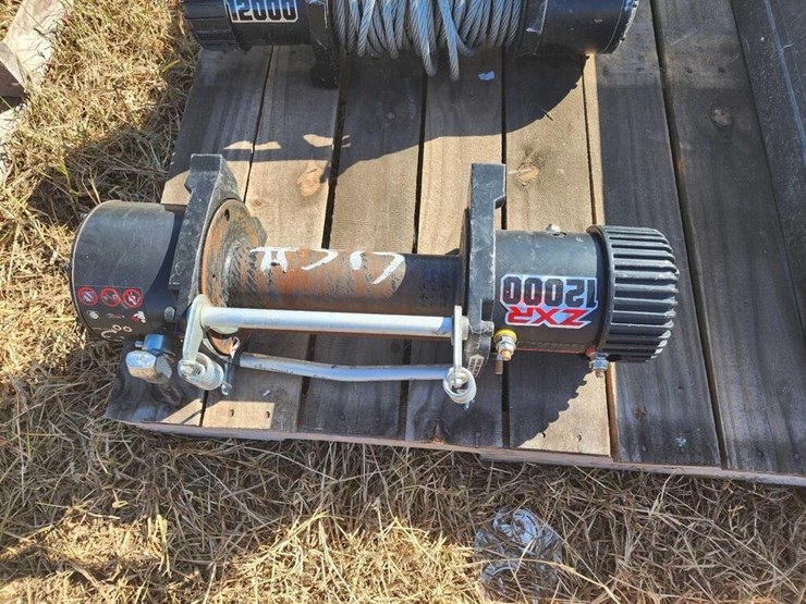 (2) Badland ZXR 12000 lb. Winches, Hydraulic Jack Body Frame Repair Kit Lot 515, ANNUAL FARM
